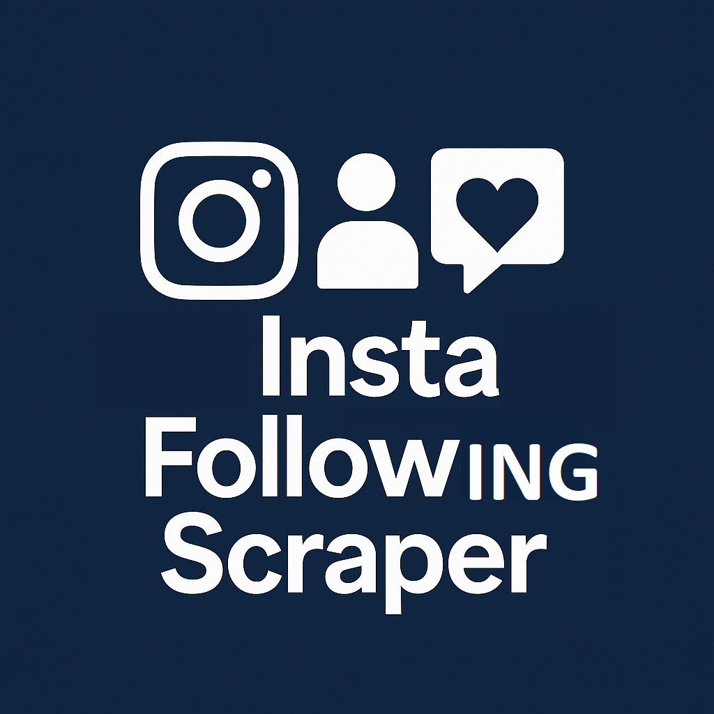 Insta Following Scraper By DataScrapify